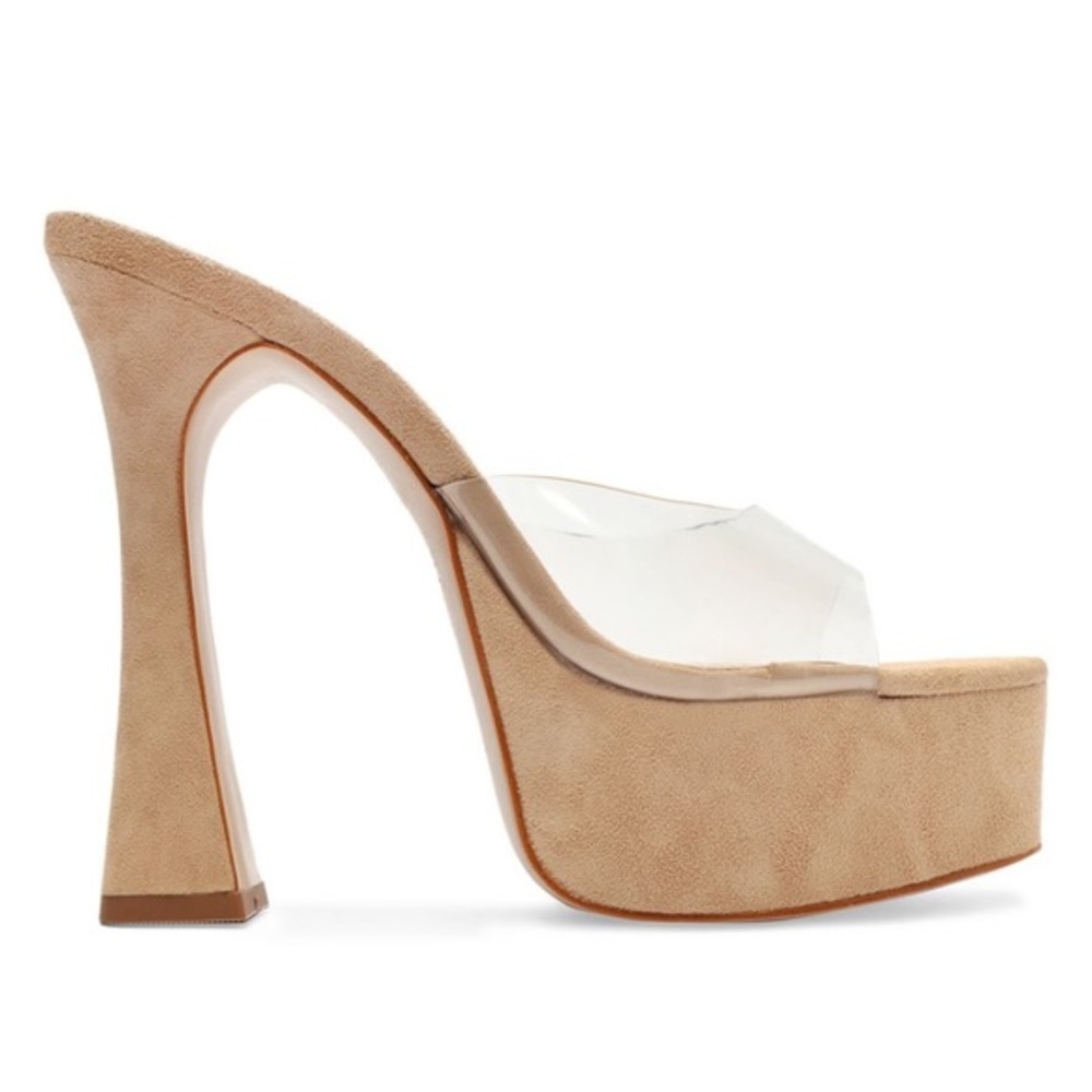 New‼️ Schutz $118.00 Haila Suede Platform Sandals
